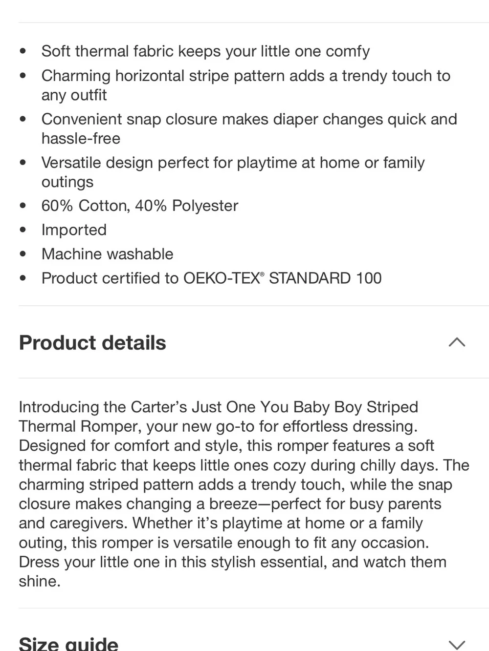 Carter's Light Blue and White Striped Sleeveless Bodysuit